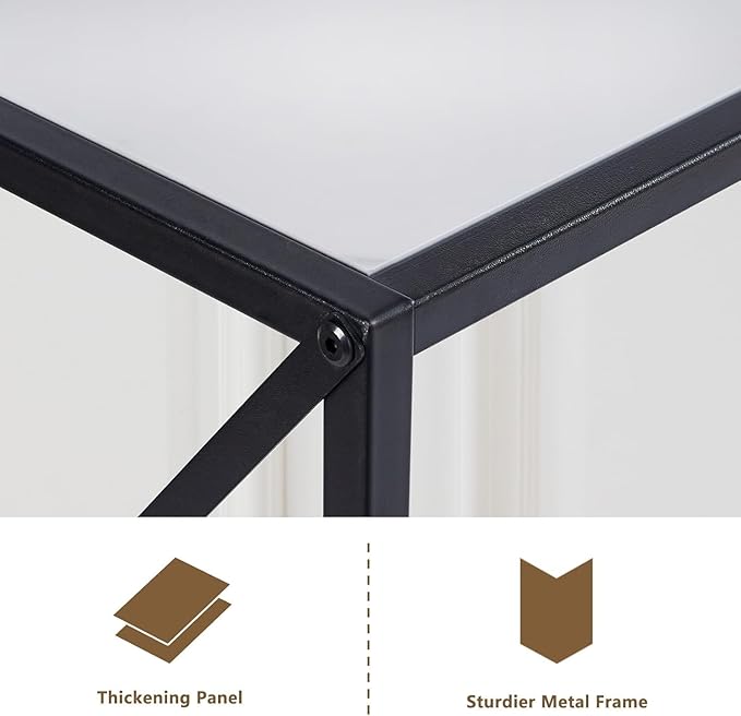 Wimarsbon Console Table, Behind Couch TV Tables - Image 5
