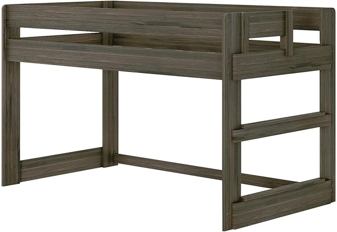 Max & Lily Modern Farmhouse Low Loft Bed, Twin Bed Frame - Image 4