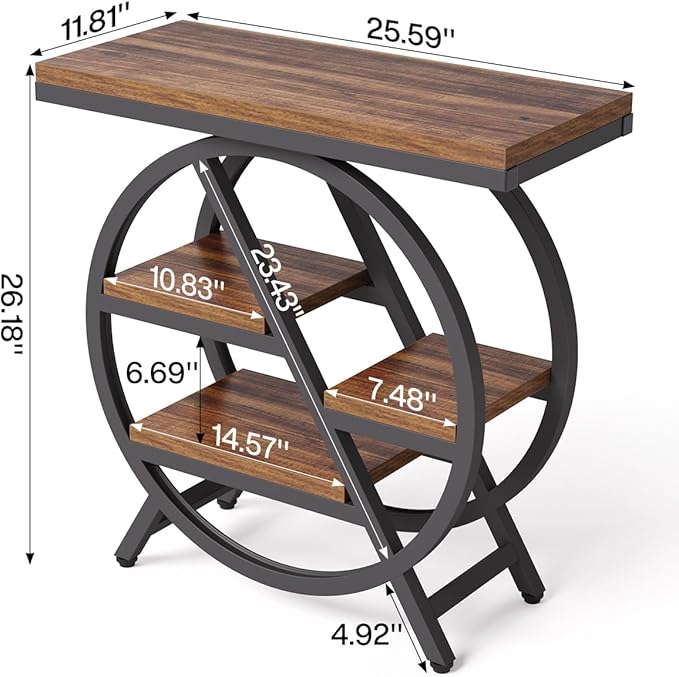 End Table, Narrow Side Table - Image 3