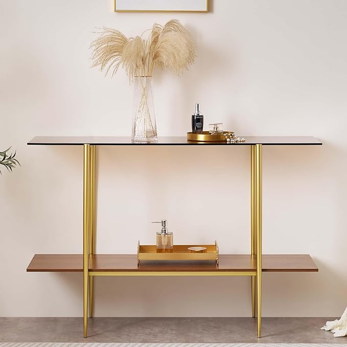 Extra Large Glass Console Table - Image 5