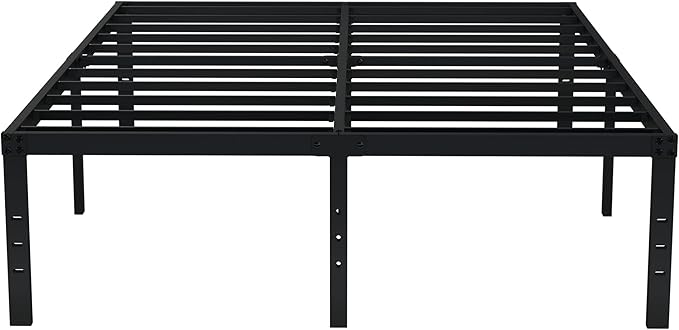 EMODA Queen Bed Frame No Box Spring Needed 18 Inch Heavy Duty Metal Tall by EMODA