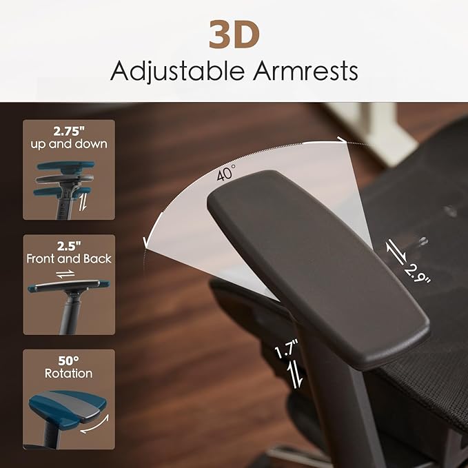 Ergonomic Mesh Office & Gaming Chair - Image 5