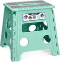 Delxo Folding Step Stool 13 Inch Non-Slip Foldable Stools Up to 300 LBS Kitchen by Delxo