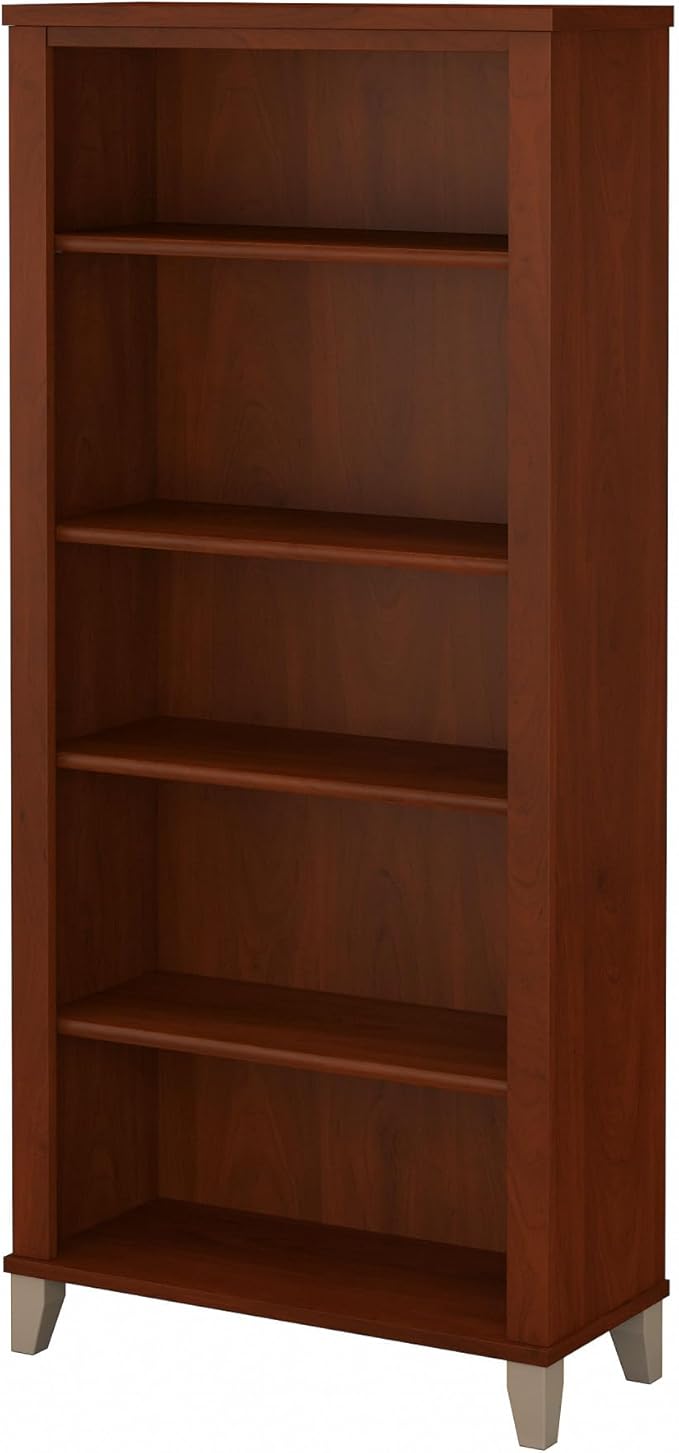 Bush Furniture WC81765 Bookcase, Large Book Living Room, Home Office, or by BushHome