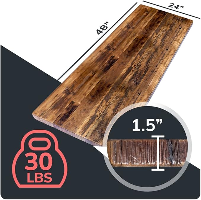 Reclaimed Wood Table Top - Image 2