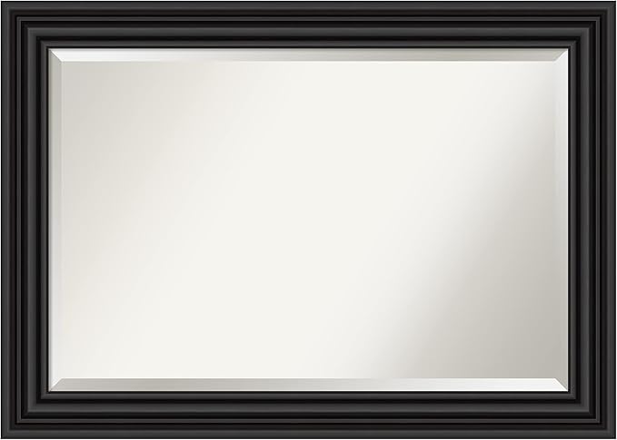 Amanti Art Black Bathroom Mirror by AmantiArt