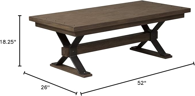 Liberty Furniture Industries Sonoma Road Rectangular Cocktail Table, W52 x D26 - Image 2