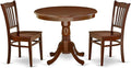 East West Furniture ANGR3-MAH-W 3 Piece Dinette Set by EastWestFurniture