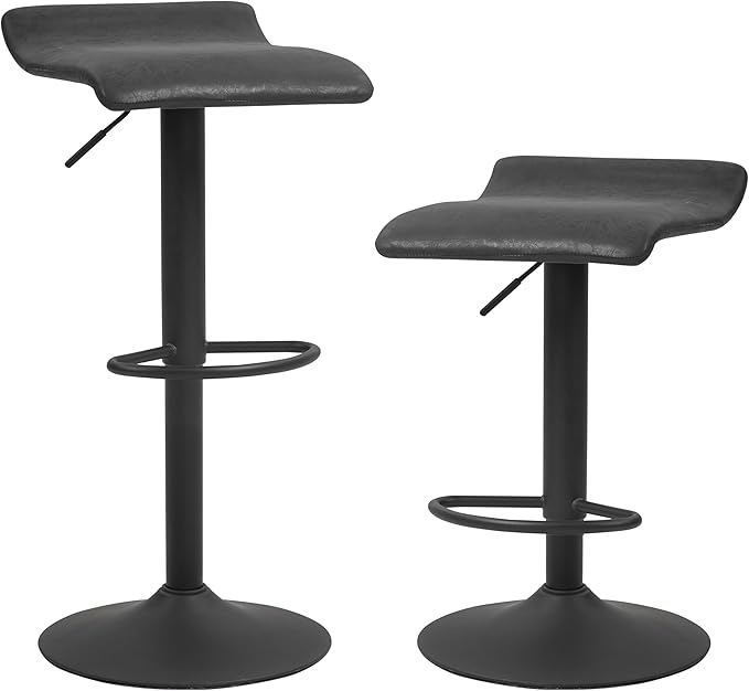 Finnhomy Bar Stools Set of 2 Counter Height, Swivel Barstools by Finnhomy