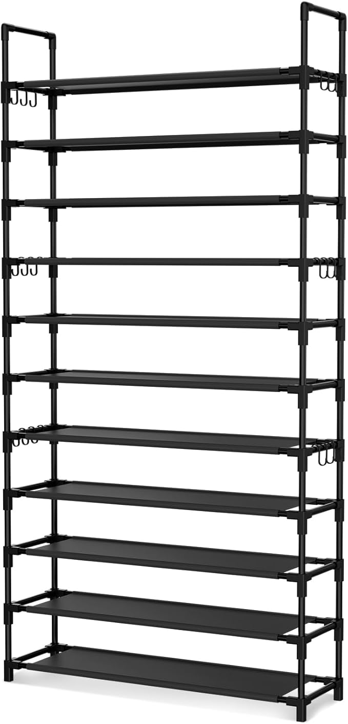 11 Tiers Tall Shoe Rack Holds 55 Pairs of Shoes - Image 8