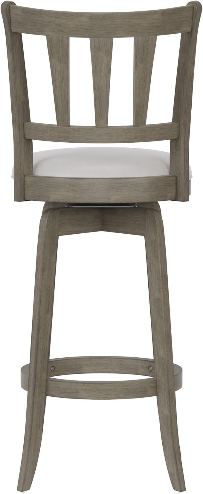 Hillsdale, Presque Isle Wood Bar Height Swivel Stool, Aged Gray - Image 12