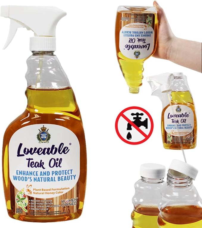 EcoDecors Loveable 24 oz Spray Bottle Teak Oil - Image 7