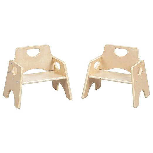 ECR4Kids Stackable Wooden Toddler Chair, Kids Furniture by ECR4Kids