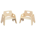 ECR4Kids Stackable Wooden Toddler Chair, Kids Furniture by ECR4Kids
