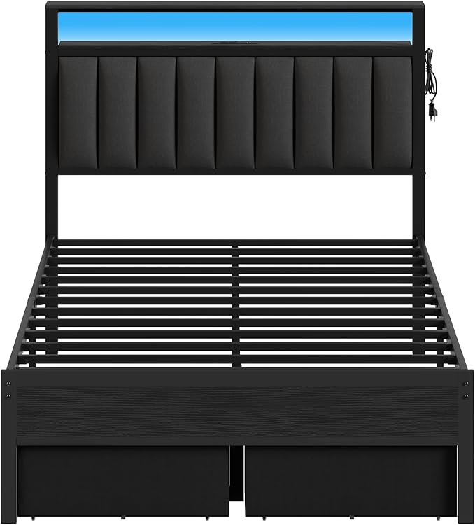 Furnulem Full Size Bed Frame - Image 9