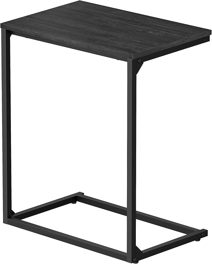 VASAGLE C Shape End Table, Small Coffee Table by VASAGLEbySONGMICSHOME