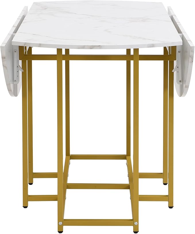 Merax 47.2” Round Dining Table Set - Image 6