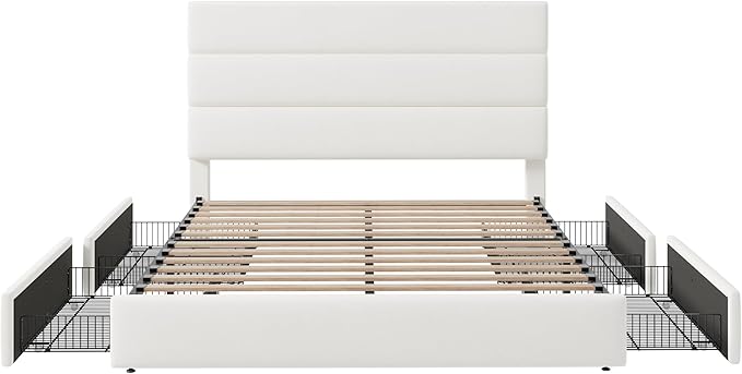 Allewie Modern Full Size Platform Bed Frame - Image 8