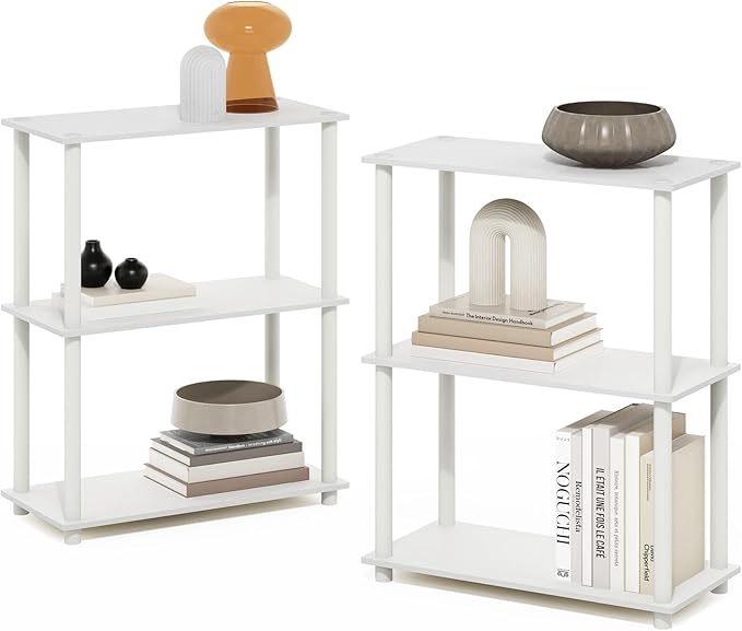 Furinno Turn-N-Tube 3-Tier Compact Multipurpose Shelf Display Rack by Furinno-FitsYourSpaceFitsYourBudget