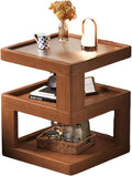 Solid Wood Nightstand, End Tables Bedroom Small Shelf Modern Nightstand Wood by Unknown