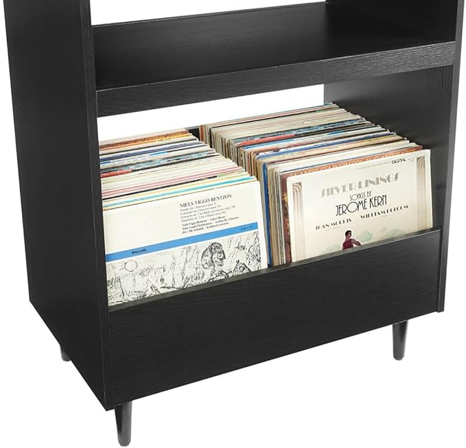 Crosley Furniture Liam Turntable Record Player Stand - Image 11
