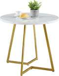 VECELO Round Dining Room Table by VECELO