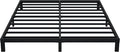 7 Inch California King Bed Frame No Box Spring Need, Low Profile Metal Platform by Upcanso