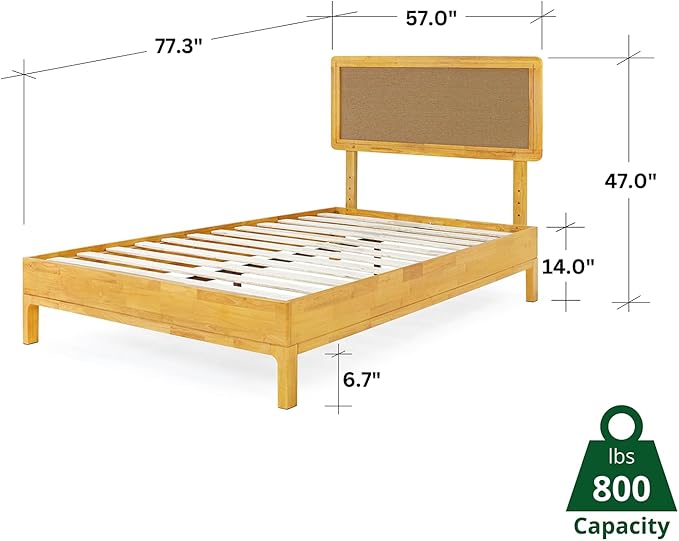 Bme Nipe 14 Inch Bohemian Bed Frame - Image 2
