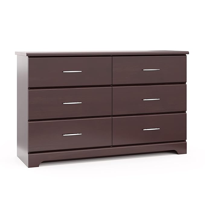 Storkcraft Brookside 6-Drawer Dresser – GREENGUARD Gold Certified, Nursery & by Storkcraft