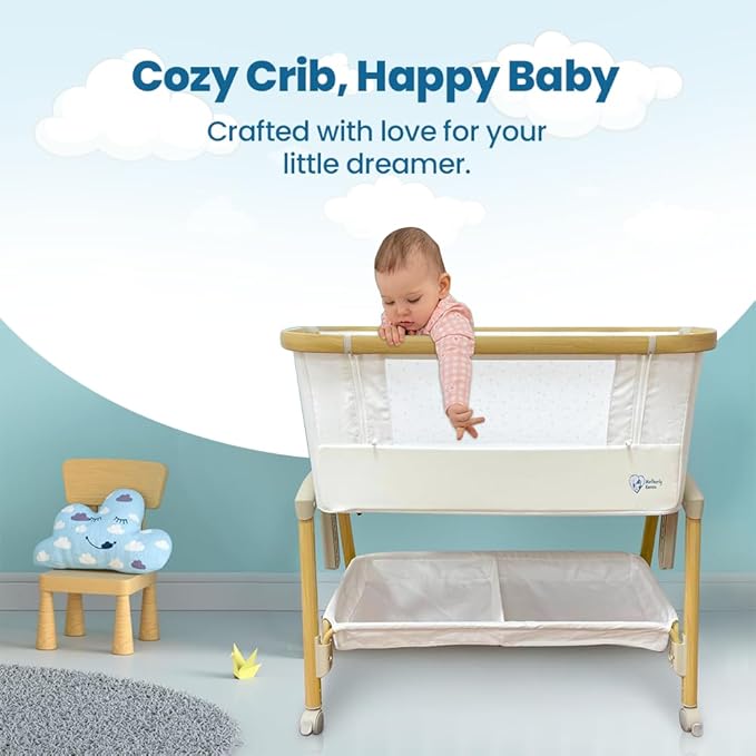 Baby Bassinet Bedside Sleeper, Portable Crib - Image 7