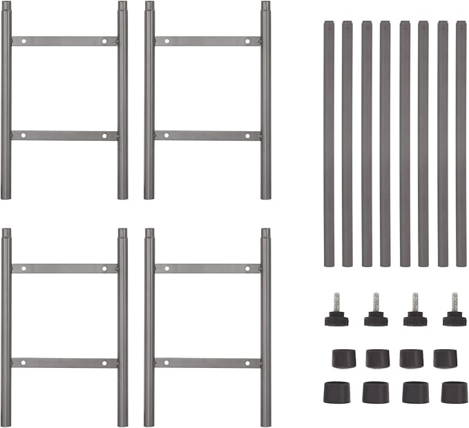STORAGE MANIAC Expandable Shoe Rack, 16 Pairs Stackable Small Shoe Rack - Image 7