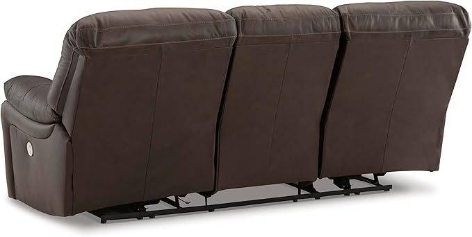 Signature Design by Ashley Leesworth Modern Leather Match Power Reclining Sofa - Image 10