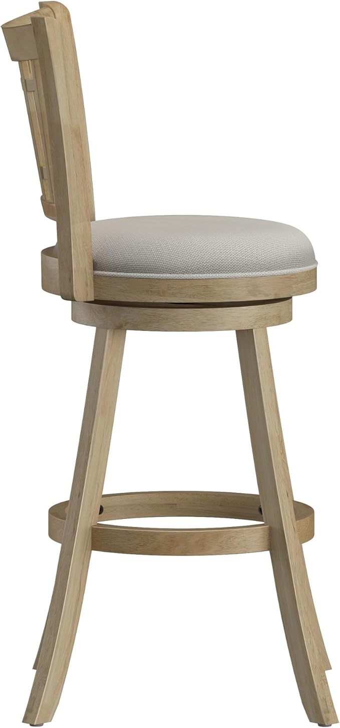 Hillsdale Fairfox 30.5" Wood Swivel Bar Height Stool - Image 12