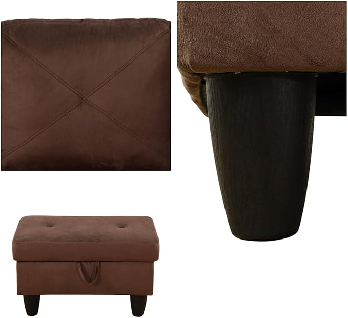 NAYSAYE L Shaped Couch, Modular Sectional Couch - Image 5
