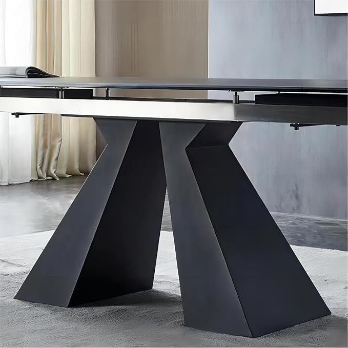 Extendable Dining Table for 8-12 Seat, Flexible Stretch, Tabletop Made from - Image 3