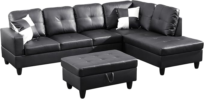 103.5" Oversized Sectional Couch, L Shaped Couch - Image 7
