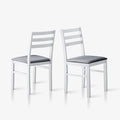 Livinia Seattle Modern Farmhouse Kitchen Dining Room Chair Set of 2, Solid Wood by Livinia