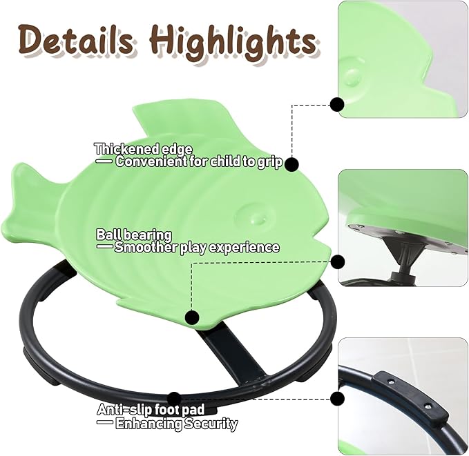 Spinning Chair for Autistic Kids, Sensory Toys for Kids - Image 5