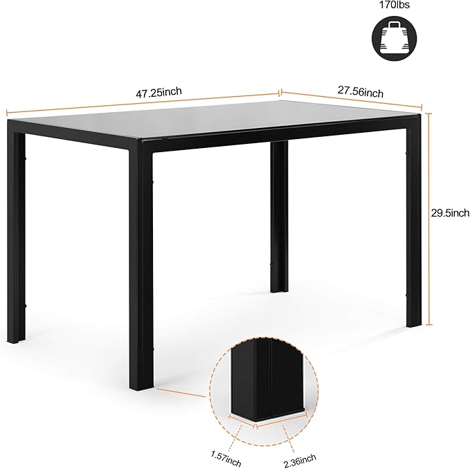 Ball & Cast 5 Pieces Dining Table Set - Image 4