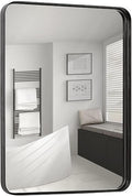 Hamilton Hills 22x30 inch Metal Bronze Frame Mirror by HamiltonHills