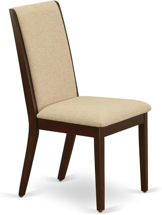 East West Furniture ESLA3-MAH-04 3 Piece Kitchen Table & Chairs Set Contains a - Image 7