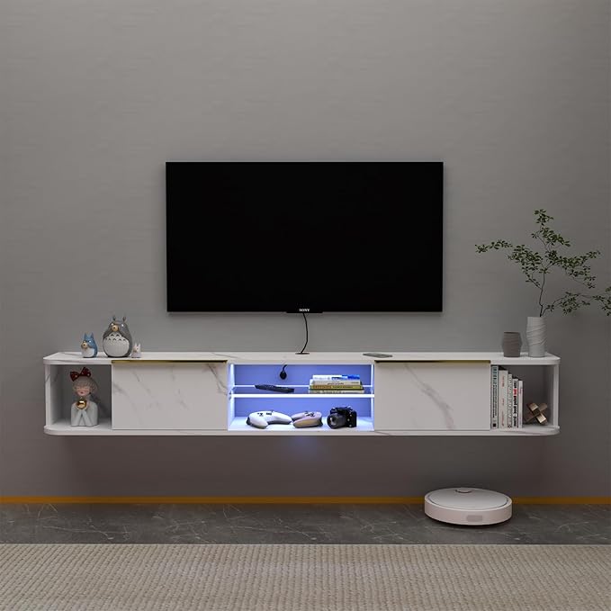 Pmnianhua LED Floating TV Stand by Pmnianhua