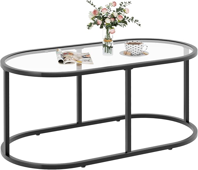Coffee Table Black Glass Coffee Tables - Image 9