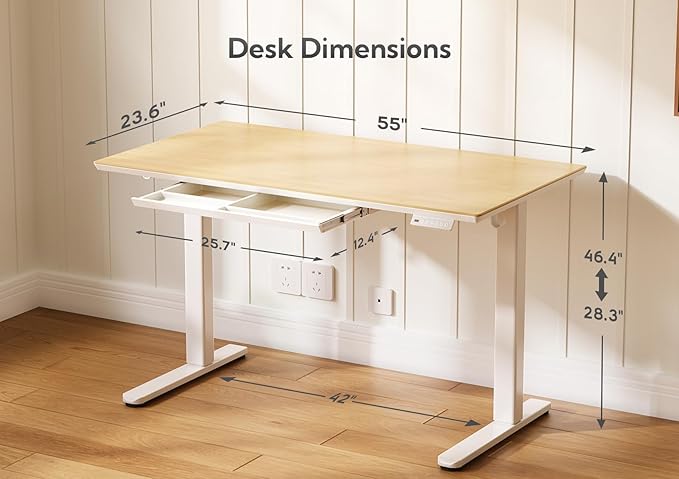 INNOVAR Bamboo Standing Desk - Image 3