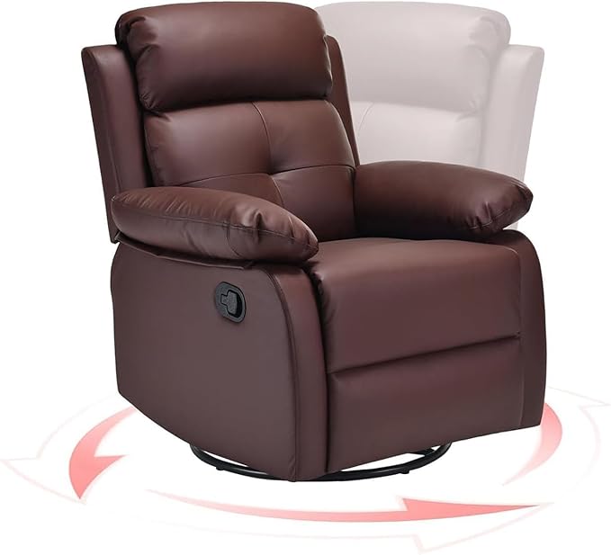 Swivel Rocker Recliner, 360 Swivel Small Recliners by Outdoorchairs