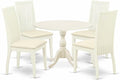East West Furniture DMIP5-LWH-C 5 Piece Modern Dining Table Set Includes a by EastWestFurniture