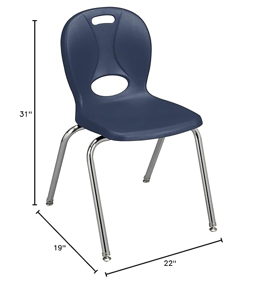 Learniture LNT-118-CSW-NV Learniture Structure Series Stackable School Chairs - Image 3