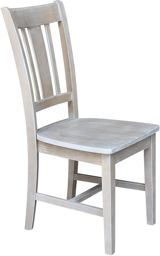 International Concepts San Remo Chair Washed Gray Taupe - Image 4