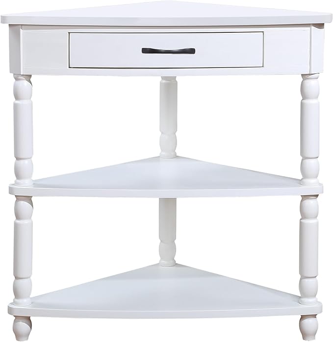 GDFStudio Trmxmbi 3 Tier Corner Console Table - Image 4