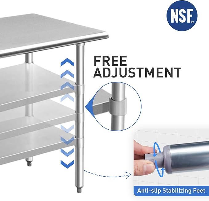 ROCKPOINT Stainless Steel Table - Image 5